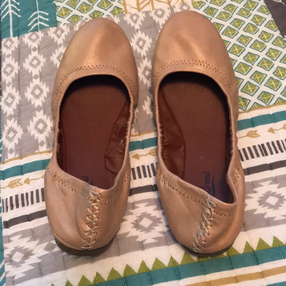 Lucky Brand Nude Ballet Flats